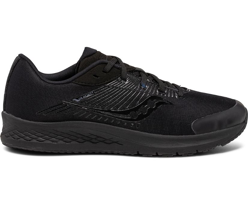 Kids' Saucony Guide 14 Sneakers Black | Singapore 808WNBY